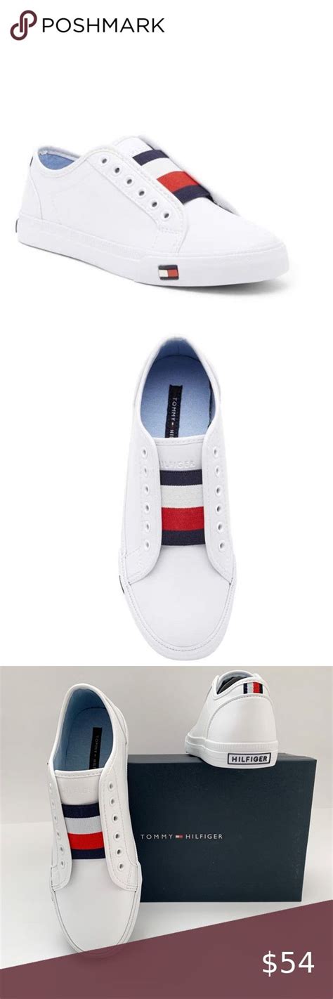 tommy hilfiger slip on sneakers|tommy hilfiger laceless sneakers.